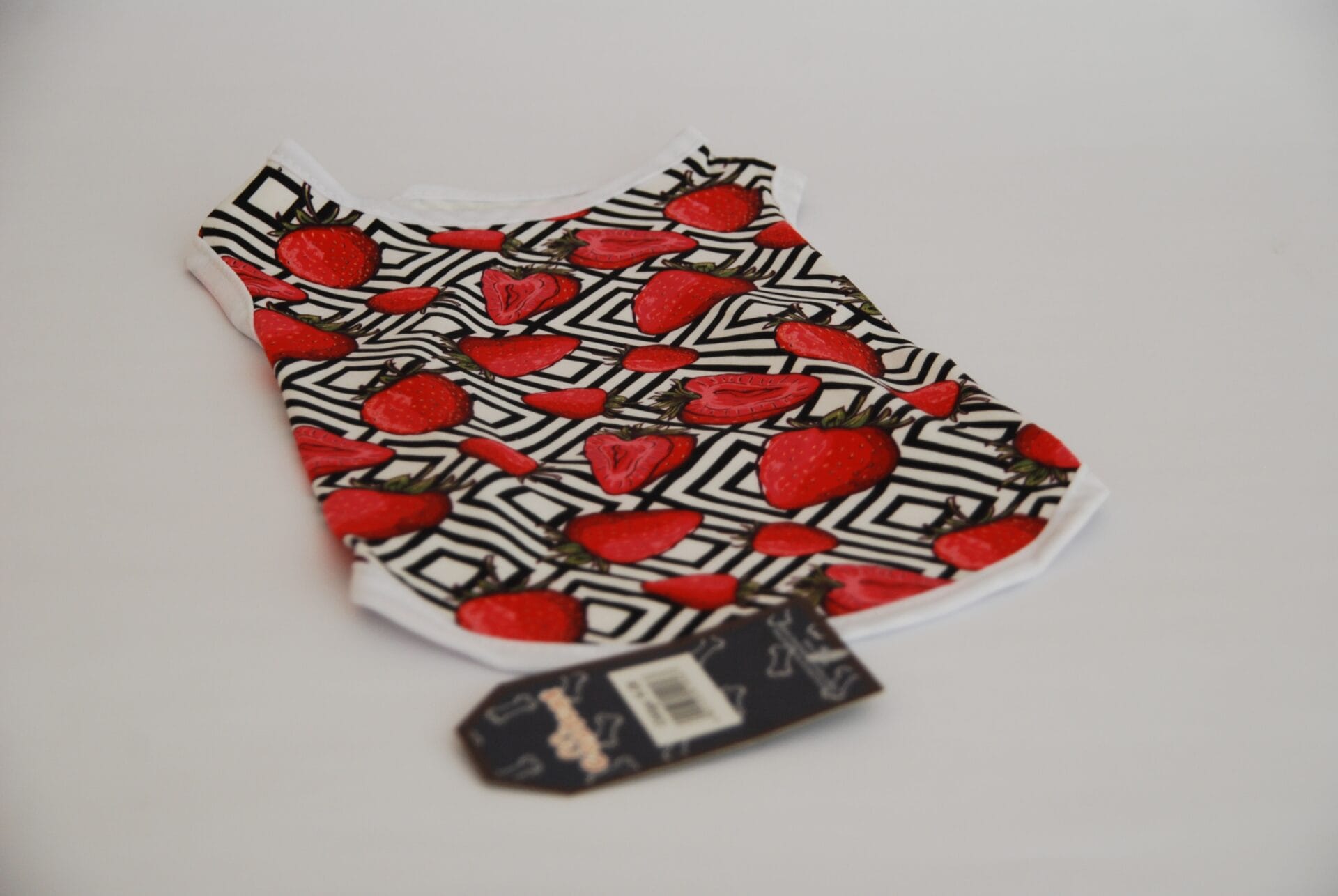 Polera Perros Primavera Verano Frutillas M
