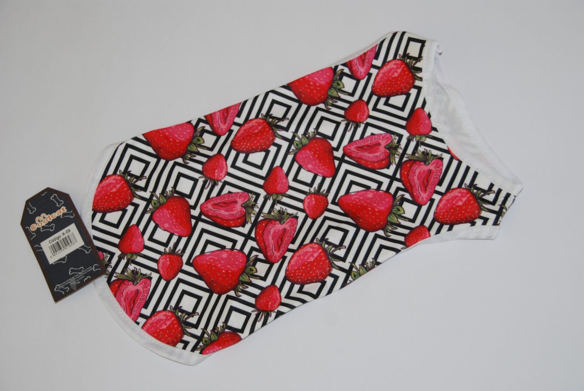 Polera Perros Primavera Verano Frutillas M - Imagen 3