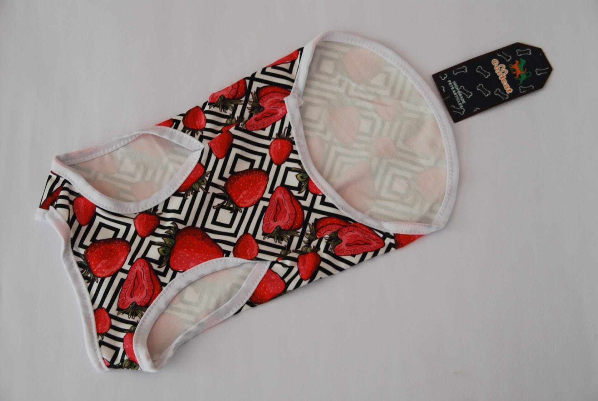 Polera Perros Primavera Verano Frutillas M - Imagen 2