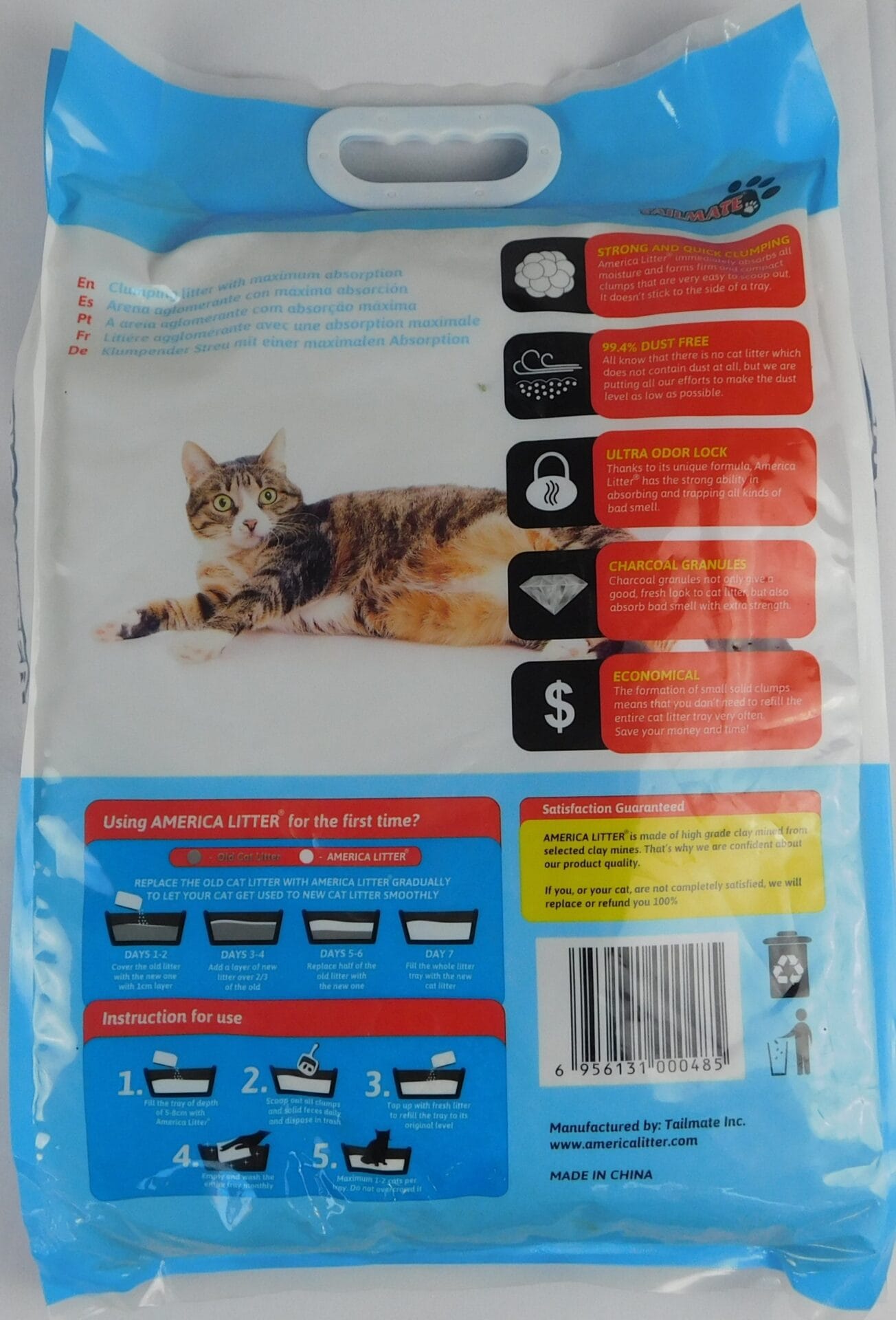 arena para gatos american litter