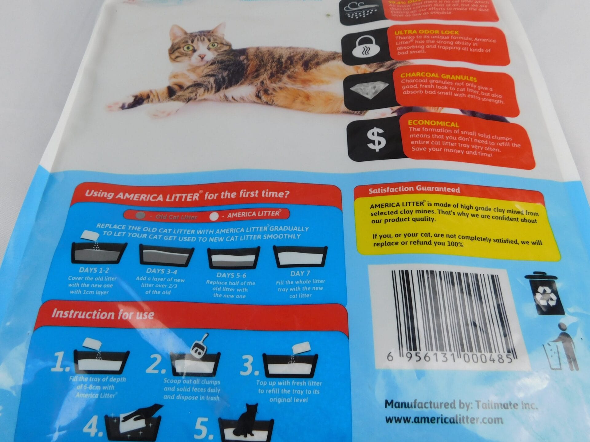 arena para gatos american litter