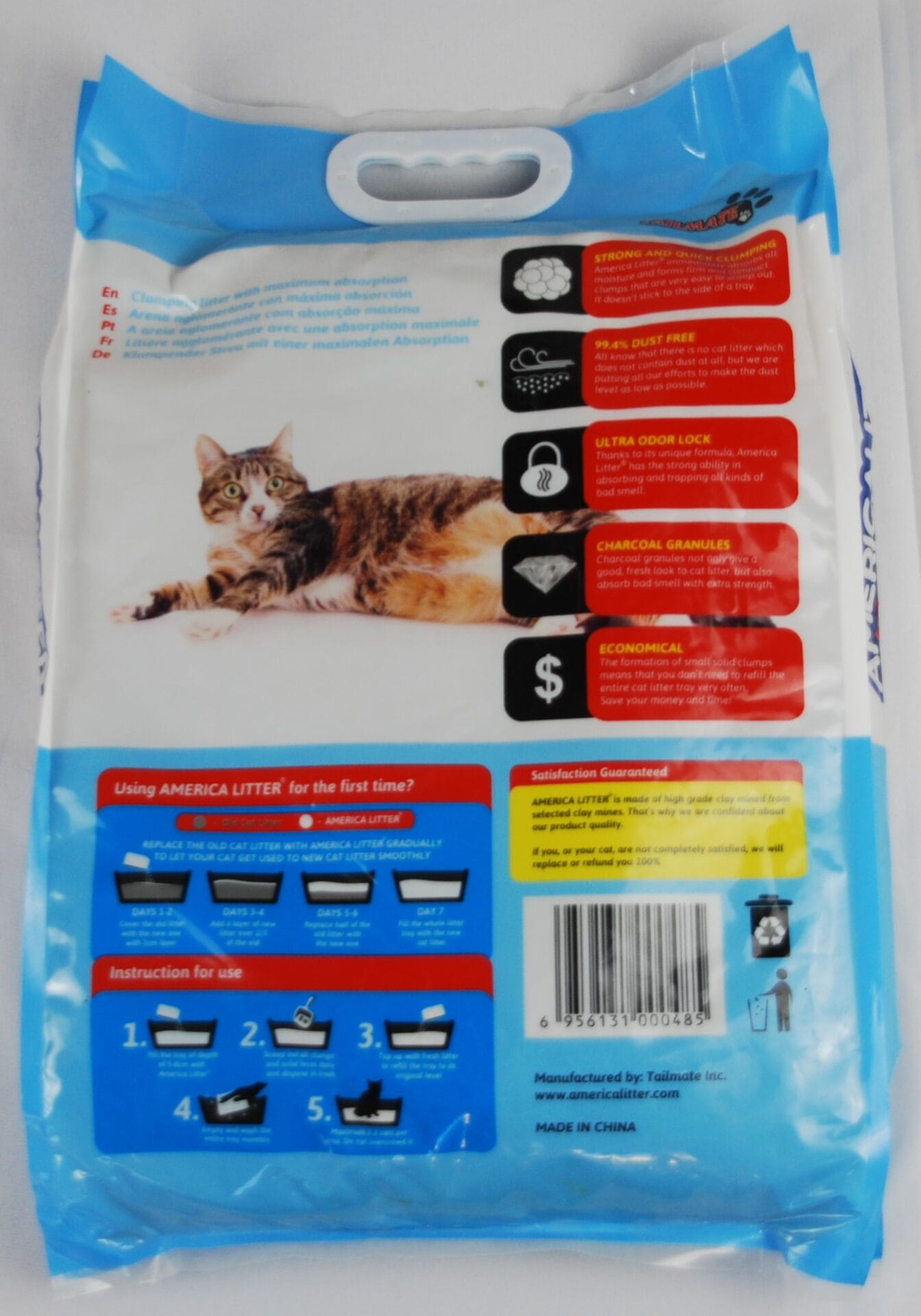 arena para gatos american litter