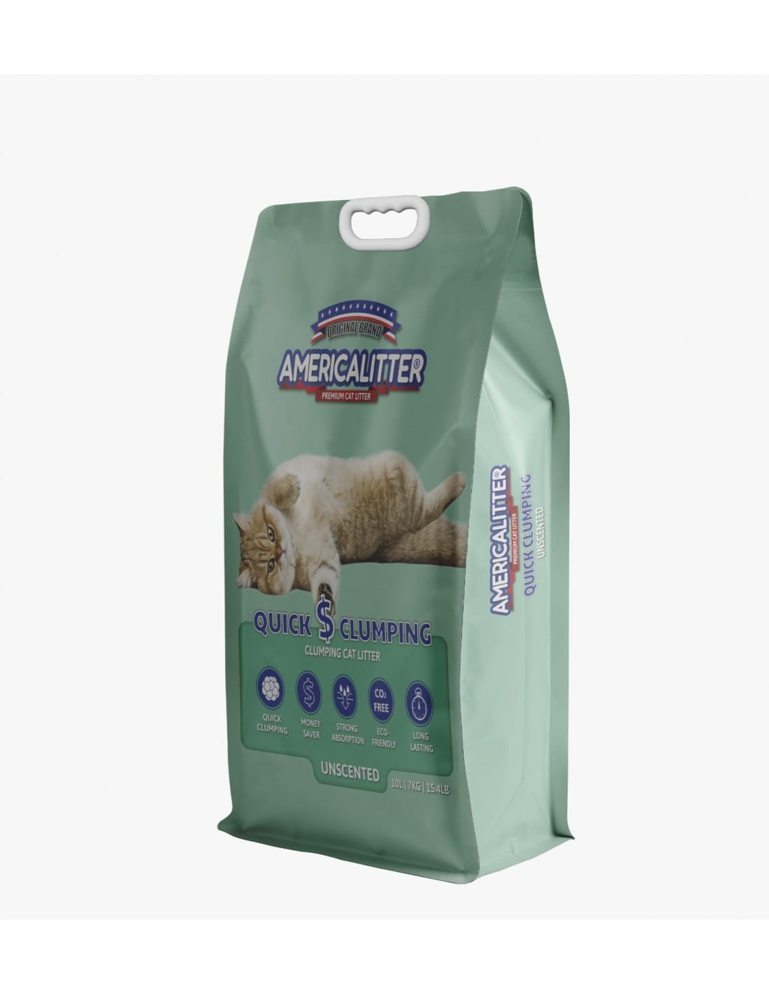 Arena Para Gatos Quick Clumping Sin Aroma 15 kg