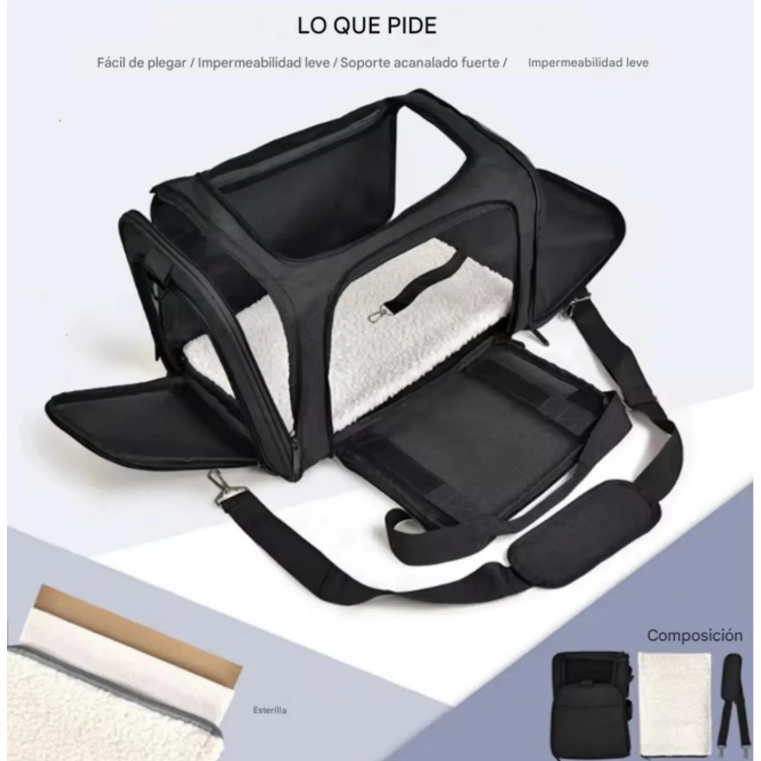 Bolso Cabina Perros o Gatos - Imagen 3
