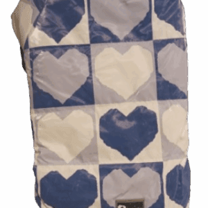 Parka Perro Mediano Corazón Azul