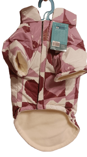 Parka Perro Mediano Corazón Rosa - Imagen 2