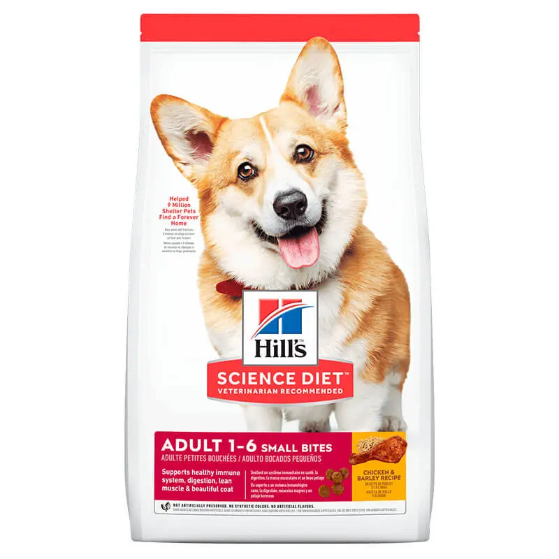 Hills Science Diet Adult Small Bites Chicken & Barley Recipe dog food
