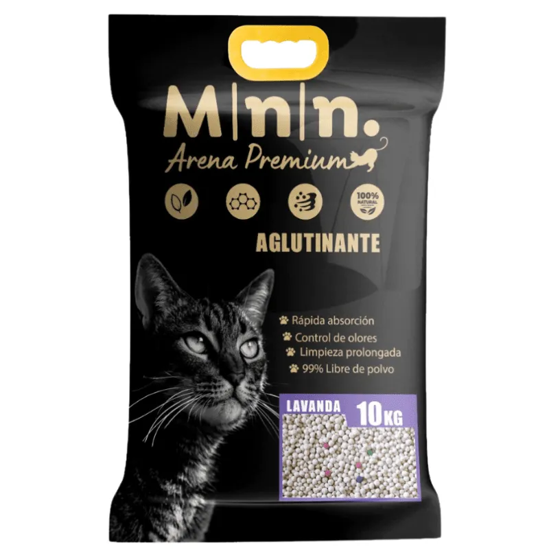 Arena para Gatos Aglutinante Premium Minino
