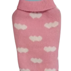 Suéter Tejido para Perro con Diseño de Nubes