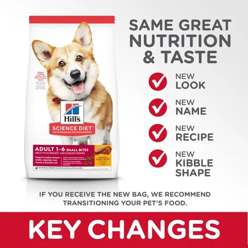Hills Science Diet Adult Small Bites Chicken & Barley Recipe dog food - Imagen 4