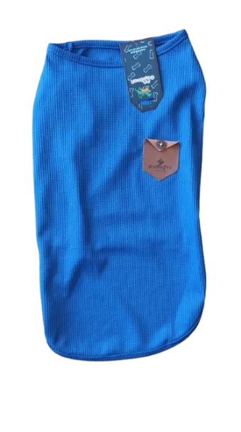 Polera Perros Primavera Verano Azul 2XL - Imagen 2