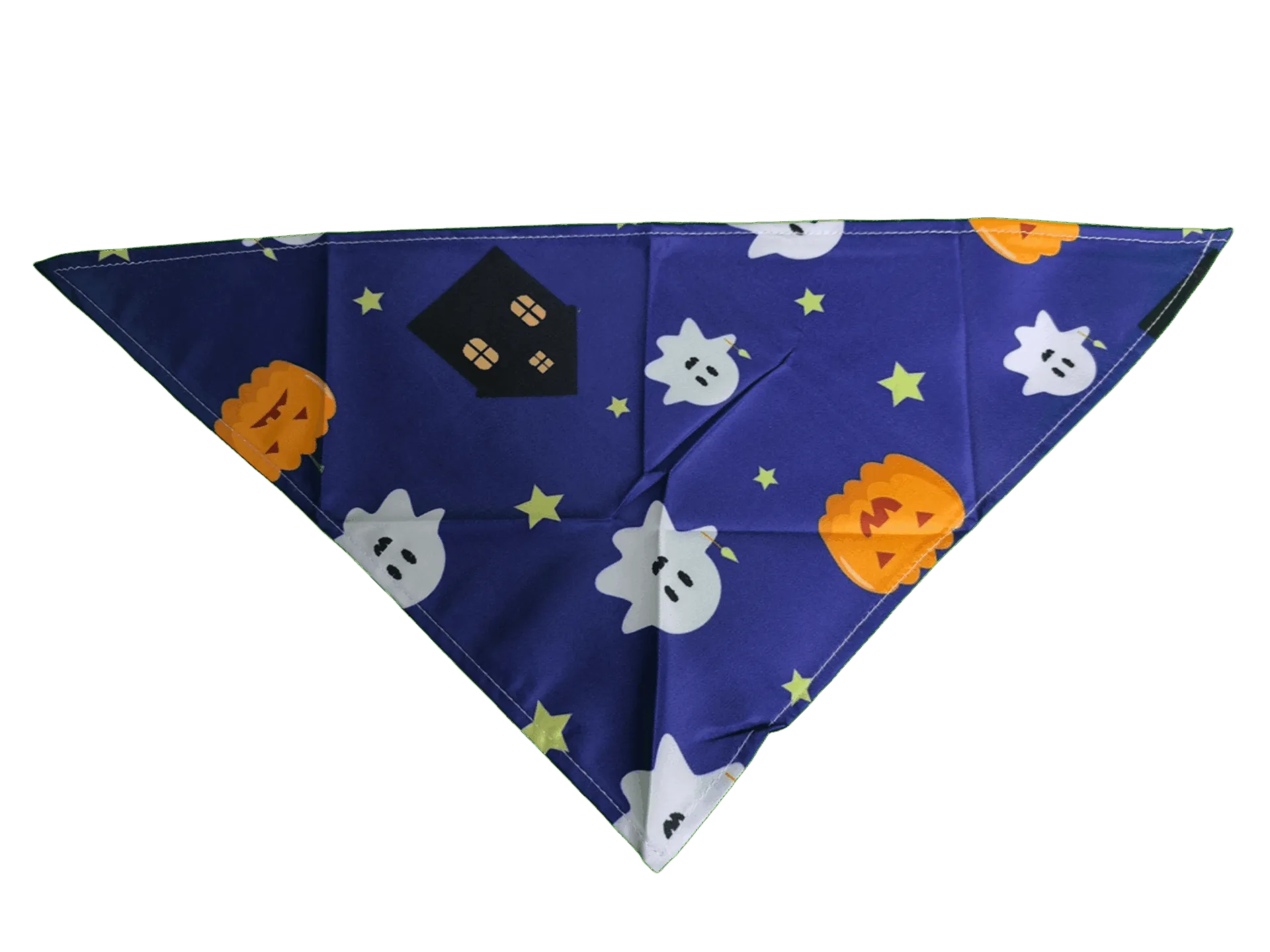 Bandana Pañuelo Halloween Perro Fantasmas Amigables - Imagen 3