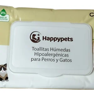 Pack Toallitas Húmedas para Mascotas Happypets – Coco Hipoalergénico