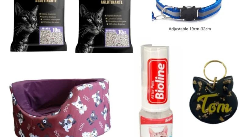 Pack bienestar gato: 2 Arenas Premium + Cama + Accesorios